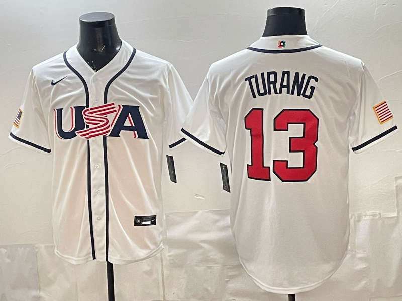 Men 2026 World cup white MLB Nike jersey 0069